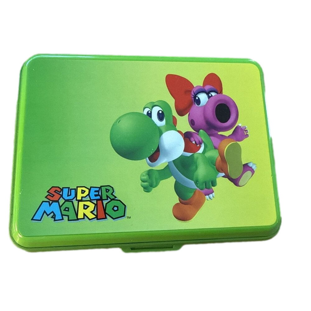 Super Mario Yoshi Universal Travel Hard Green Case & Nintendo With Cloth /Stylus